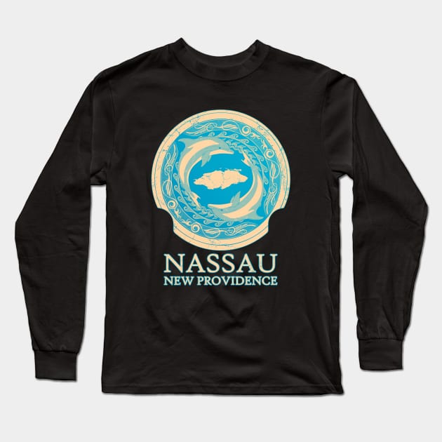 Nassau Bahama Islands Long Sleeve T-Shirt by NicGrayTees